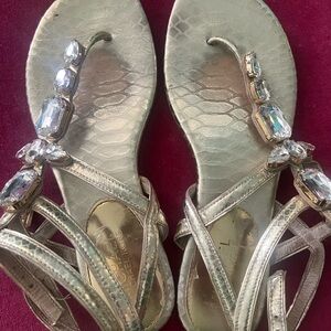 Michael Michael Kors Jeweled Thong Sandals